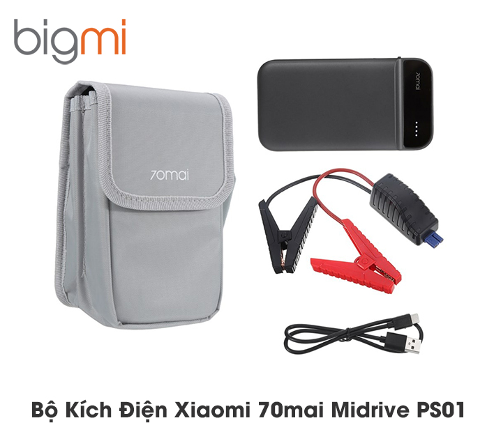 Bộ kích điện bình ắc quy xe ô tô Xiaomi 70mai Midrive PS01 Bộ kích điện bình ắc quy xe ô tô Xiaomi 70mai Midrive PS01