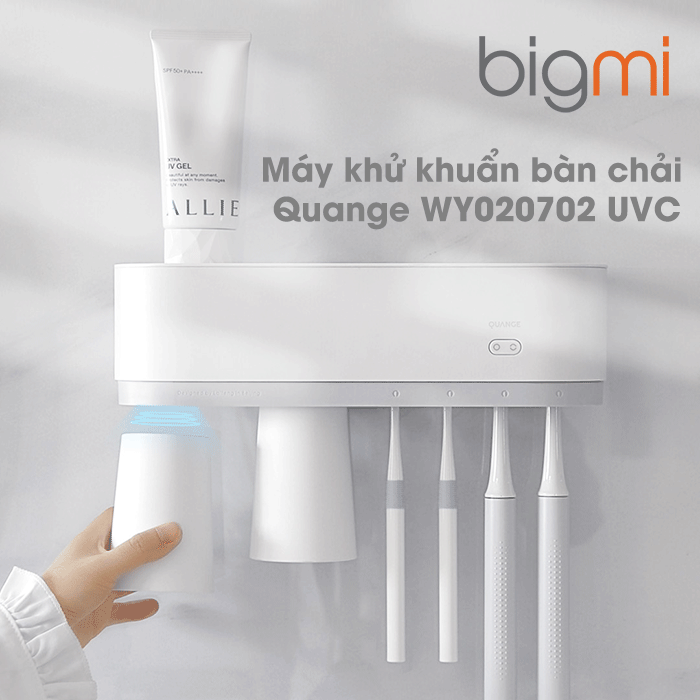 Máy khử khuẩn bàn chải Quange WY020702 UVC Máy khử khuẩn bàn chải Quange WY020702 UVC