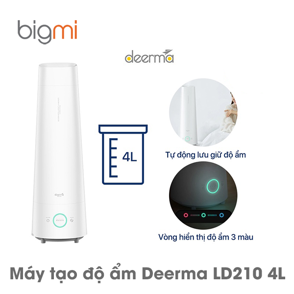 Máy tạo độ ẩm Deerma LD210 dung tích lên đến 4L Máy tạo độ ẩm Deerma LD210 dung tích lên đến 4L