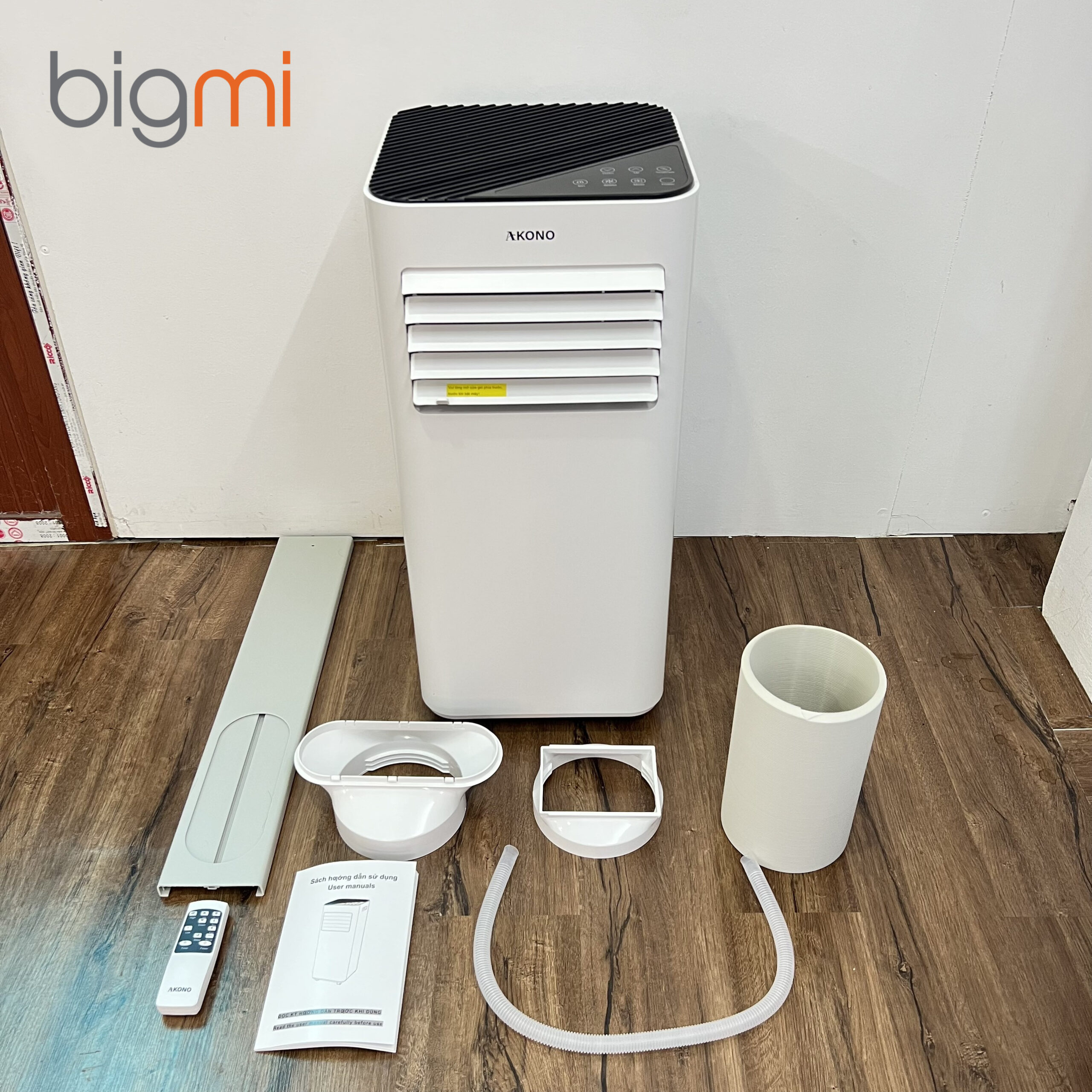 Bộ phụ kiện trong hộp của điều hoà di động Akono Bộ phụ kiện trong hộp của điều hoà di động Akono