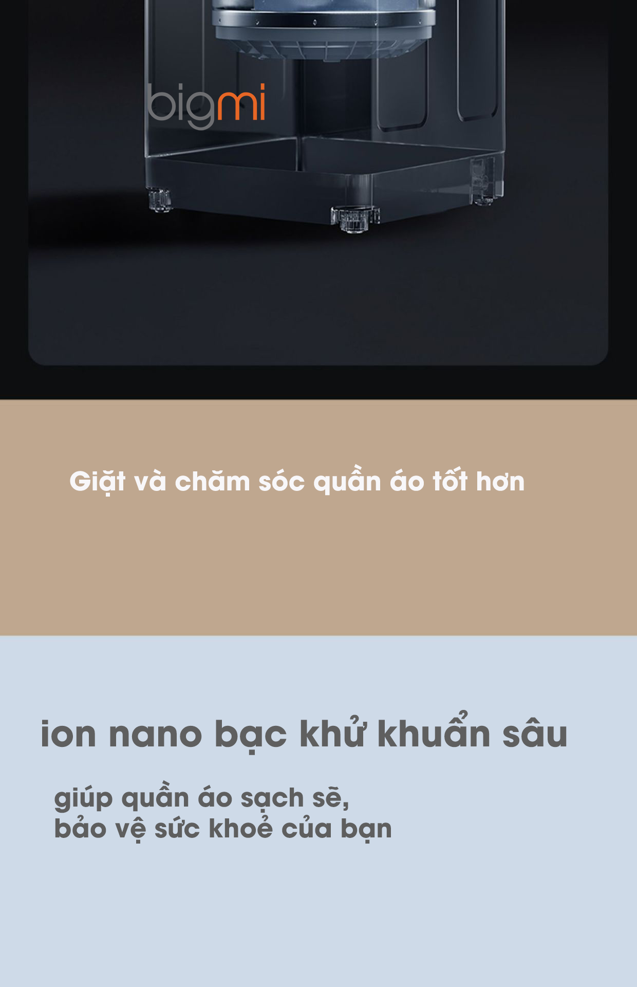 Máy giặt lồng đứng Xiaomi Mijia XQB100MJ202 10kg thông minh 5 6May giat long dung xiaomi mijia 10kg XQB100MJ101 thong minh