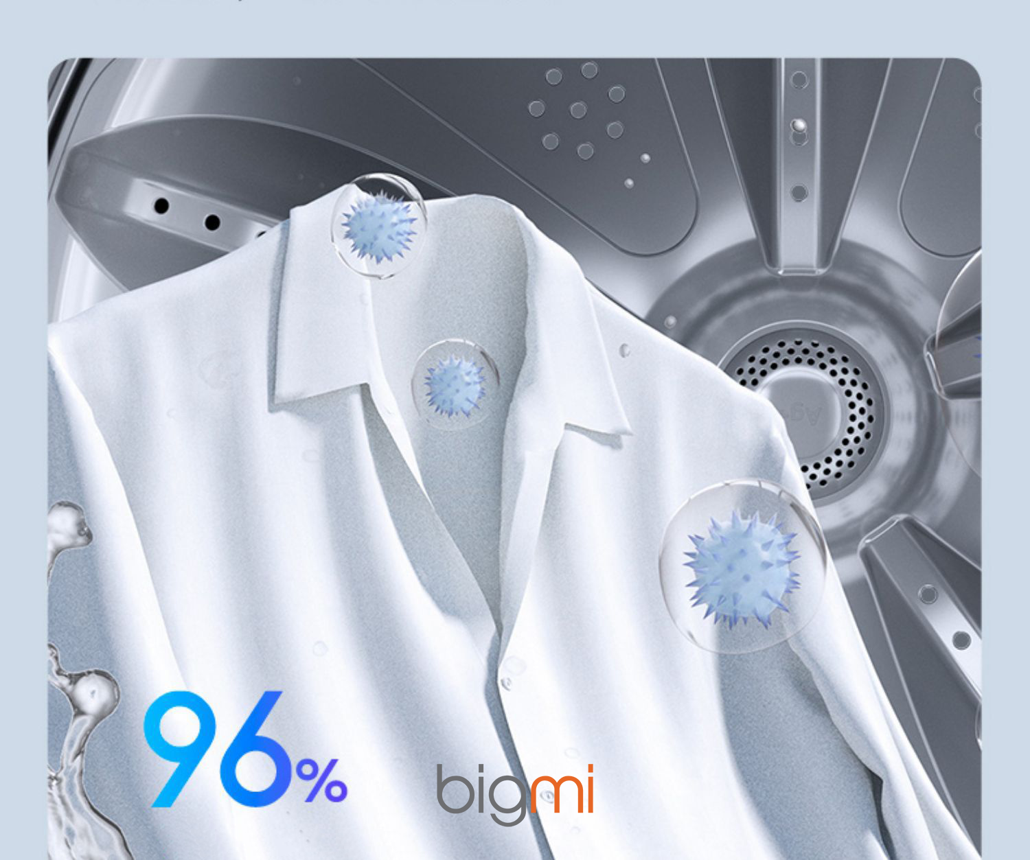 Máy giặt lồng đứng Xiaomi Mijia XQB100MJ202 10kg thông minh 6 7May giat long dung xiaomi mijia 10kg XQB100MJ101 thong minh