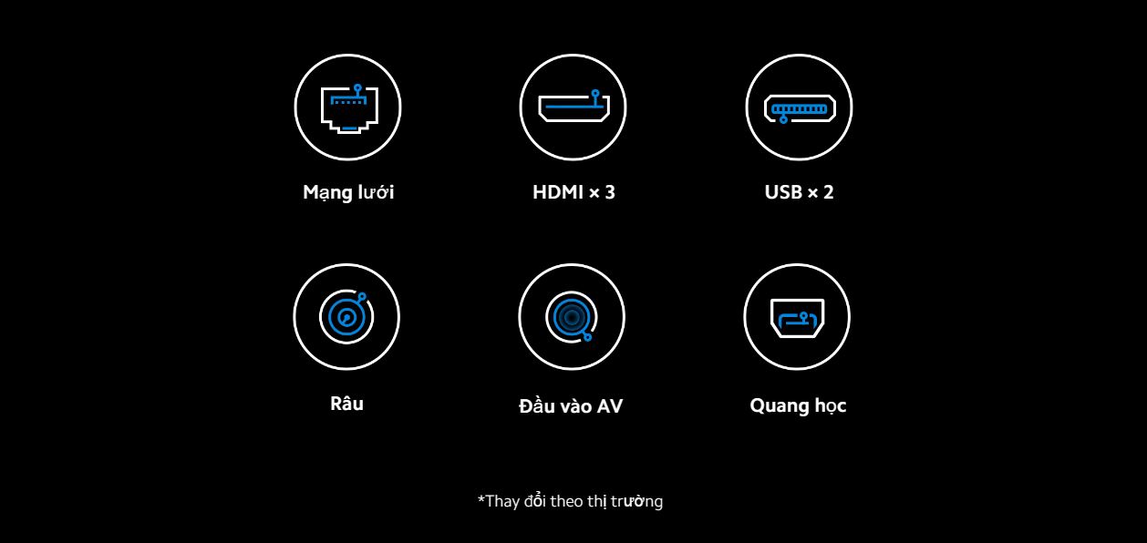 Xiaomi TV Q2 50 inch được trang bị đầy đủ các cổng và giao thức kết nối Xiaomi TV Q2 50 inch được trang bị đầy đủ các cổng và giao thức kết nối