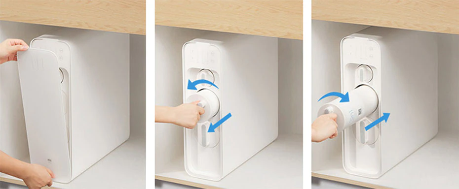 Cách thay lõi lọc Máy lọc nước Xiaomi S1 800G MR834 Cách thay lõi lọc Máy lọc nước Xiaomi S1 800G MR834
