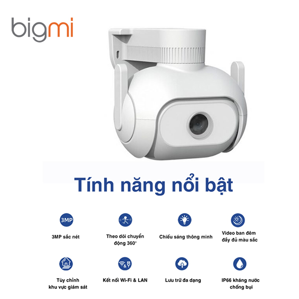 Camera ngoài trời Xiaomi IMILAB EC5 CMSXJ55A trang bị nhiều tính năng hữu ích cho người dùng Camera ngoài trời Xiaomi IMILAB EC5 CMSXJ55A trang bị nhiều tính năng hữu ích cho người dùng