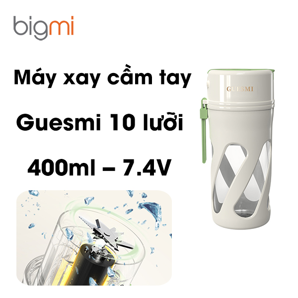Máy xay cầm tay Guesmi GM-Z07 400ml 10 lưỡi với công suất cao Máy xay cầm tay Guesmi GM-Z07 400ml 10 lưỡi với công suất cao