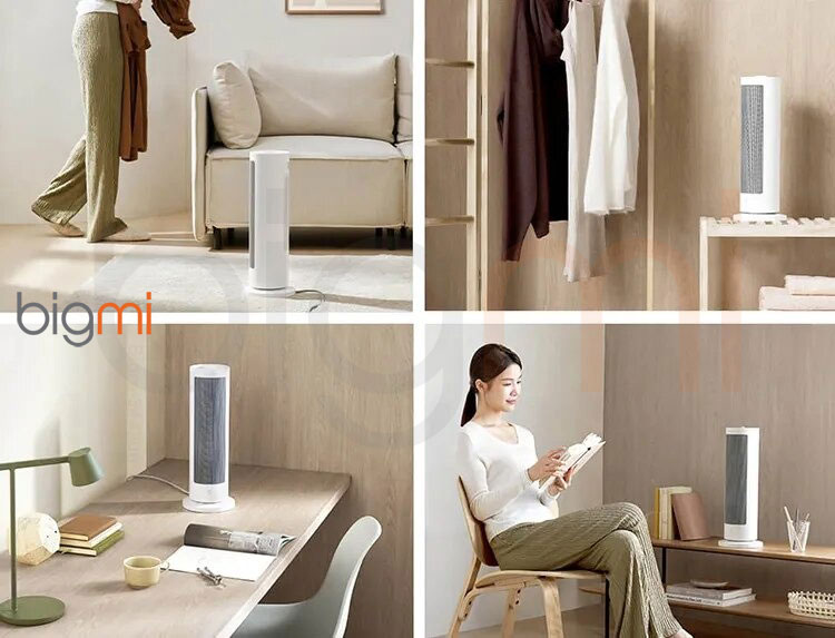 Máy sưởi Xiaomi Mijia Heater LSNFJ03ZM 2000W góc rộng 70 độ 18 Quat suoi gom Xiaomi Mijia Heater LSNFJ03ZM 3