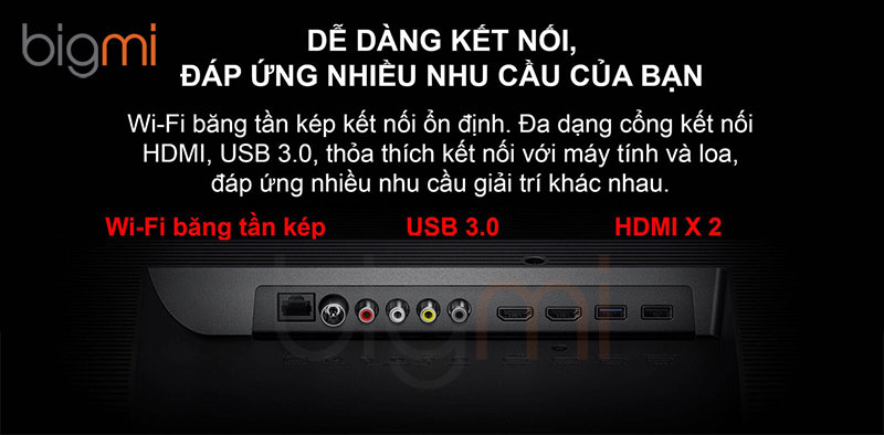 Các cổng kết nối trên Xiaomi Redmi X85 85 inch Các cổng kết nối trên Xiaomi Redmi X85 85 inch