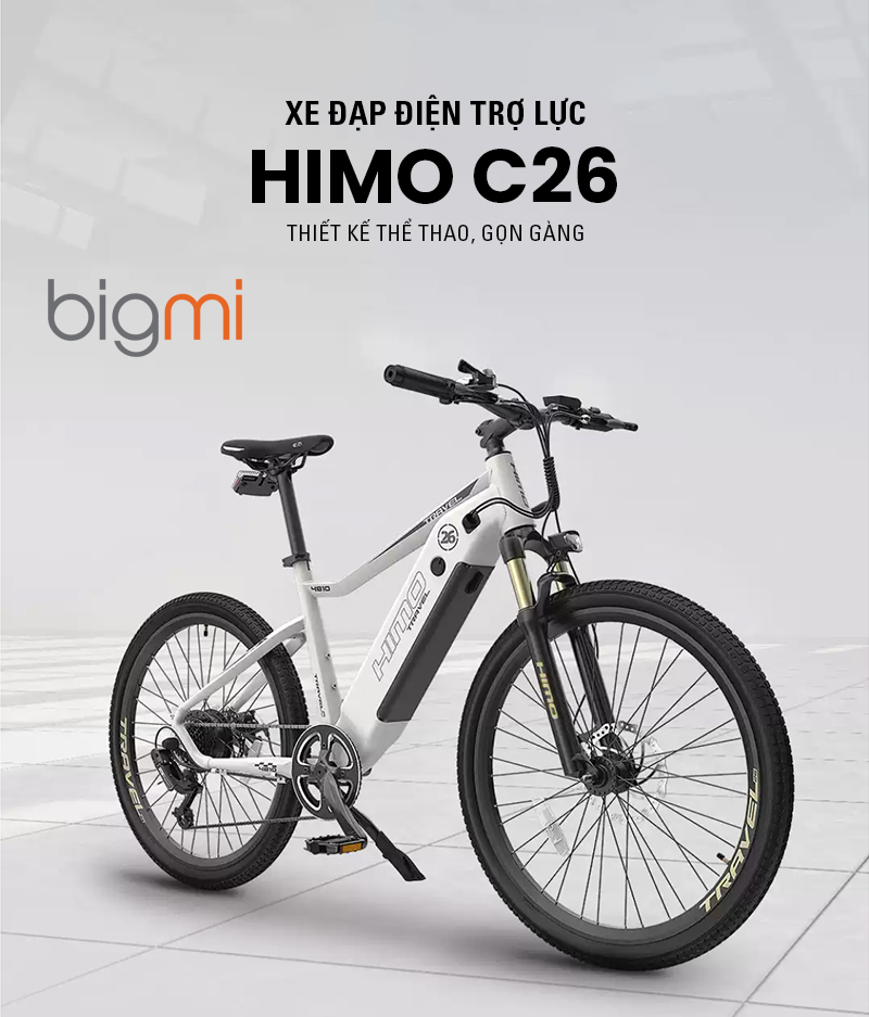 Xe đạp trợ lực điện Xiaomi HIMO C26 model 2023 Xe đạp trợ lực điện Xiaomi HIMO C26 model 2023