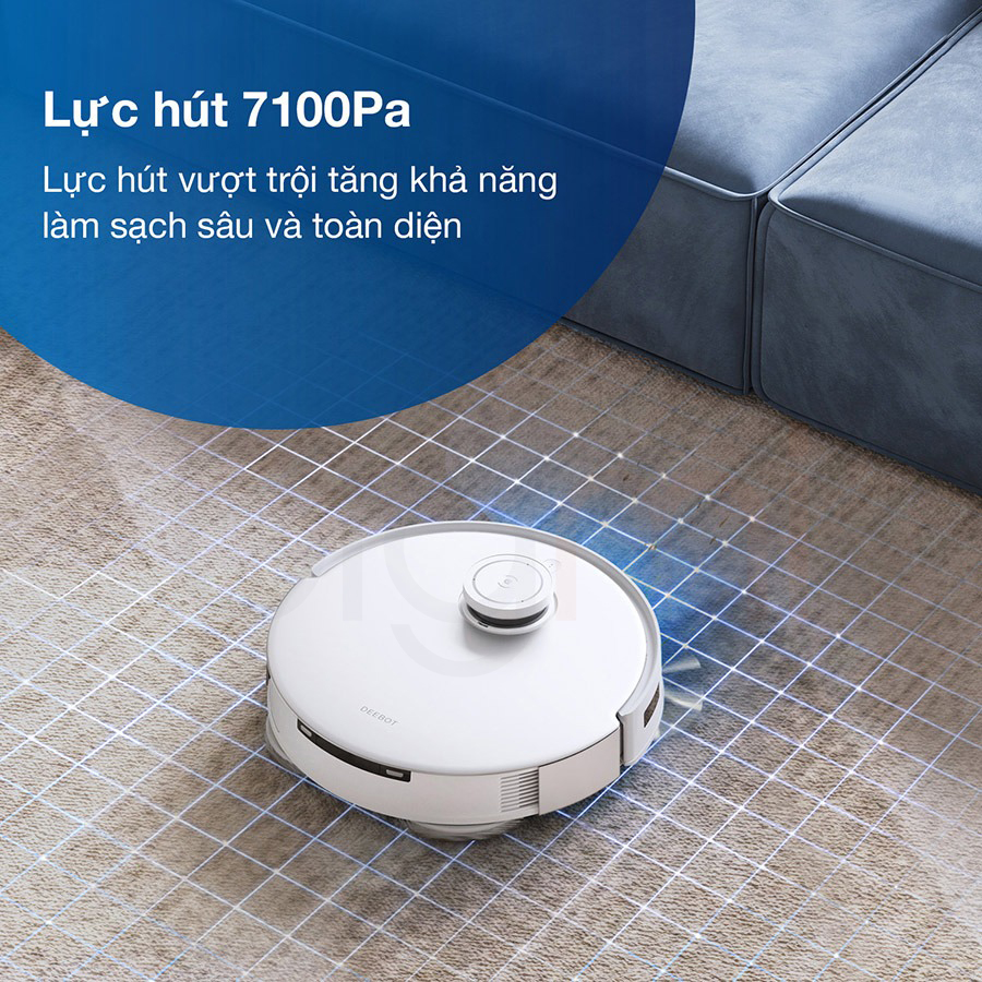 Robot hút bụi lau nhà Ecovacs Deebot T20e Omni – Bản Quốc Tế 4 Robot hut bui lau nha Ecovacs Deebot T20e Omni luc hut 7100pa