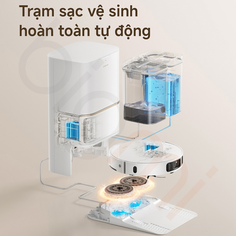Robot hút bụi lau nhà Dreame L30S Ultra 3 Robot hut bui lau nha Dreame L30S Ultra dock sac da nang