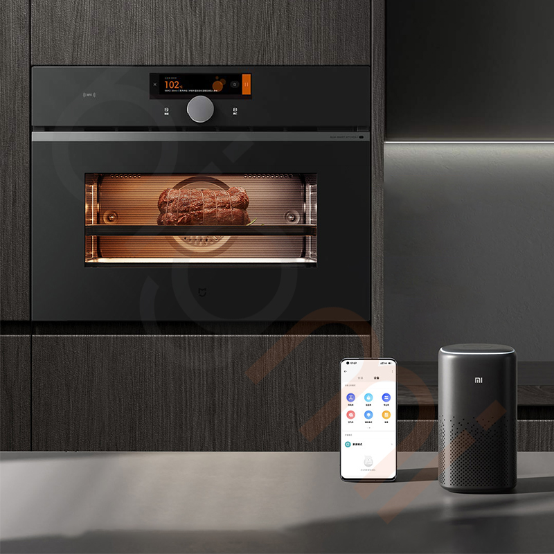 Máy hấp nướng Xiaomi Mijia P1 58L MQR02M - Tích hợp 80+ công thức nấu ăn thông minh 18 may hap nuong Xiaomi Mijia P1 58L dieu khien thong minh