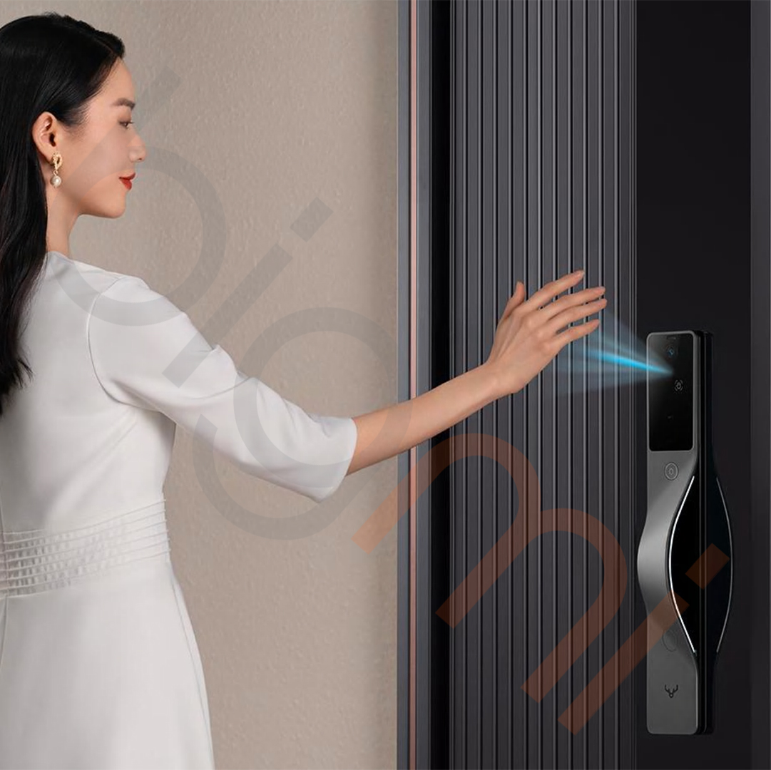 Khóa cửa thông minh Xiaomi Lockin V5 Max mở khóa bằng tĩnh mạch lòng bàn tay Khóa cửa thông minh Xiaomi Lockin V5 Max mở khóa bằng tĩnh mạch lòng bàn tay