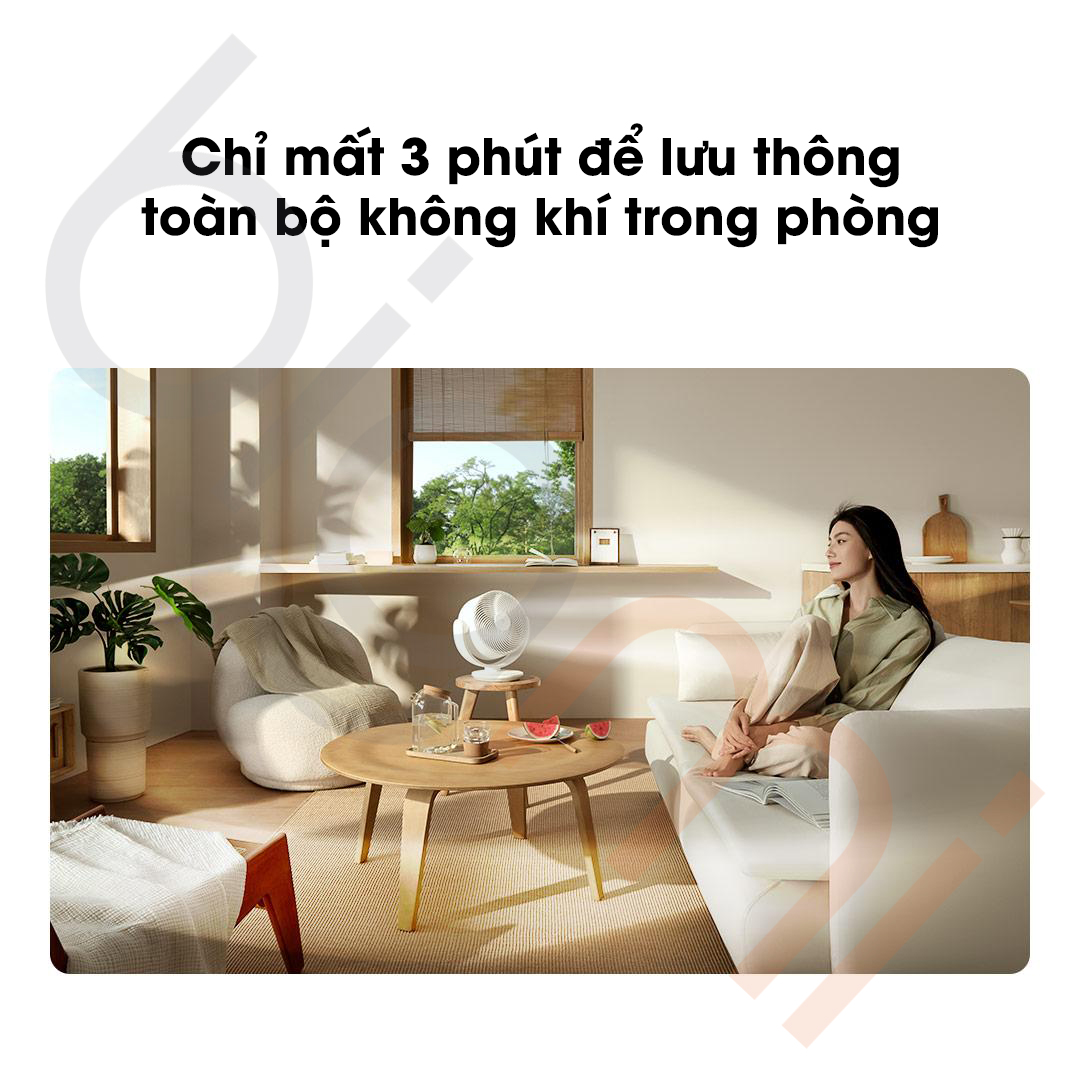 Quạt để bàn tuần hoàn không khí Mijia DC Inverter 2025 BPLDS10DM lưu thông gió hiệu quả Quạt để bàn tuần hoàn không khí Mijia DC Inverter 2025 BPLDS10DM lưu thông gió hiệu quả