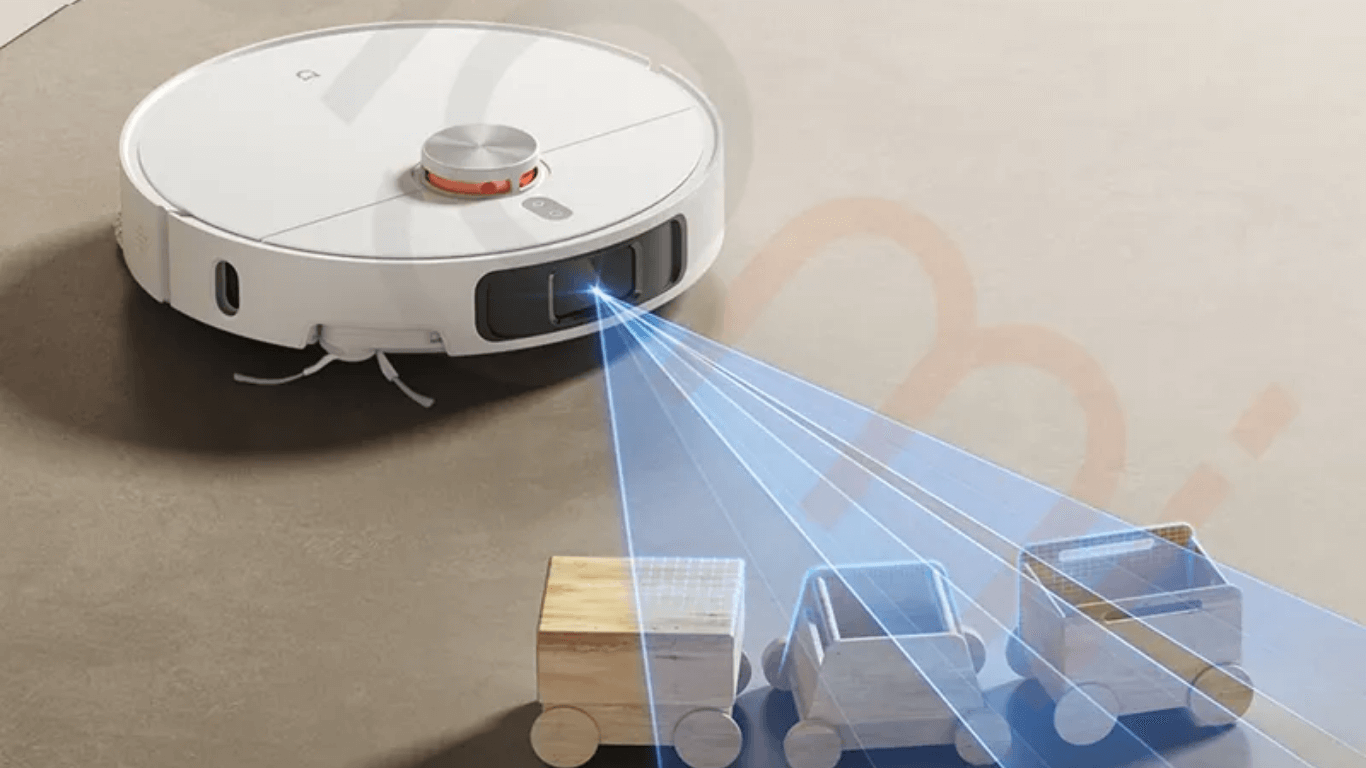 Ưu và nhược điểm của robot hút bụi lau nhà M40 Xiaomi 4 Robot hút bụi lau nhà M40 Xiaomi ứng dụng công nghệ định vị laser LIDAR tiên tiến