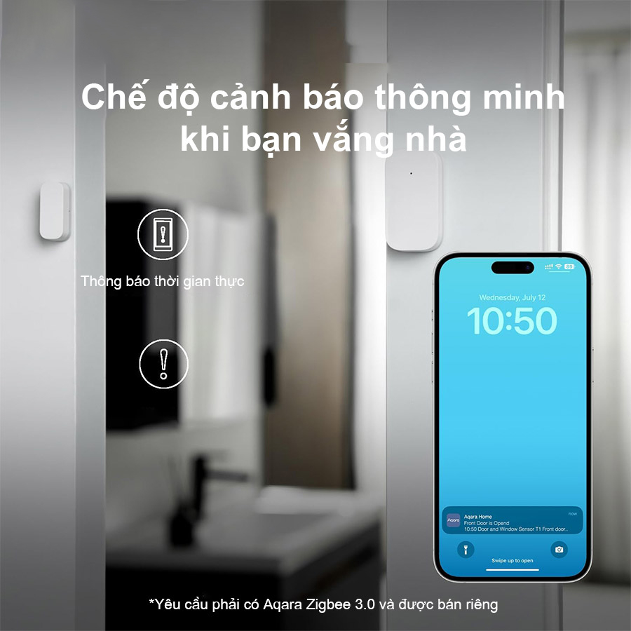 Cảm biến cửa Aqara T1 DW-S03D Door and Window - Bản Quốc Tế 7 Cảm biến cửa Aqara T1 DW-S03D chính hãng tại bigmivn (4)