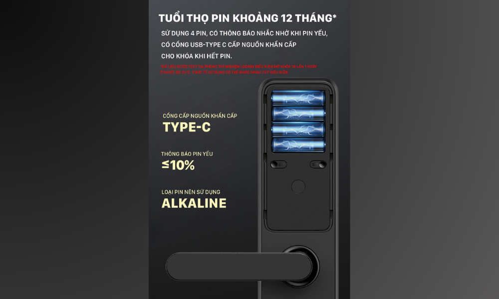Khóa cửa thông minh Xiaomi Lockin X9 - Chính hãng quốc tế 7 Khóa cửa thông minh Xiaomi Lockin X9 bigmivn (6)