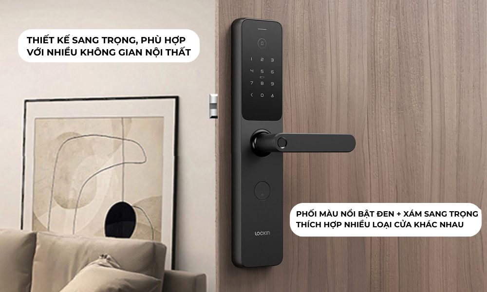Khóa cửa thông minh Xiaomi Lockin X9 - Chính hãng quốc tế 8 Khóa cửa thông minh Xiaomi Lockin X9 bigmivn (7)